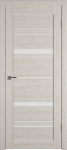 Межкомнатная дверь экошпон VFD (ВФД) Atum Pro 25 Scanson Oak стекло White Cloud