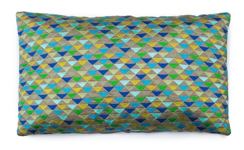 Подушка декоративная 45х45 Blanc Des Vosges Coctail Emeraude