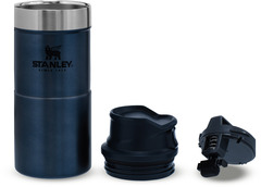 Термостакан Stanley Classic Trigger Action 0,35L One hand 2.0 Синяя - 2