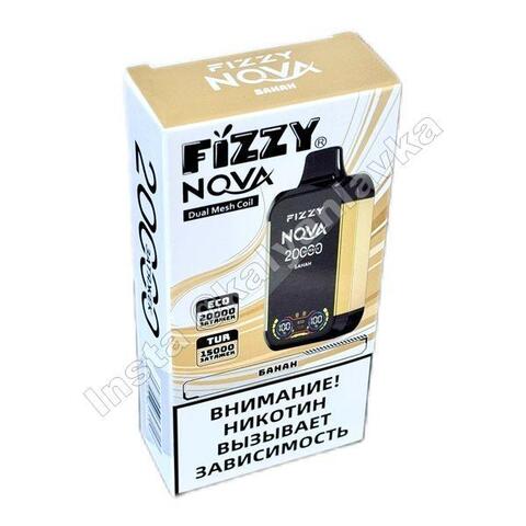 Fizzy Nova Банан 20000 затяжек