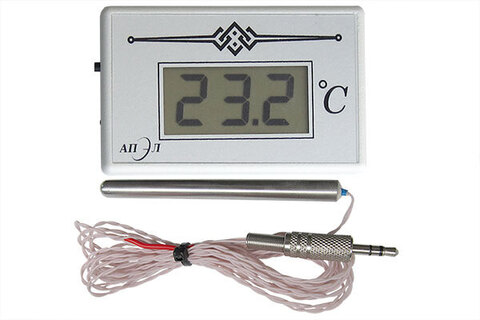 Термометр электронный для сауны ТЭС-2 Pt с датчиком в герметичном корпусе