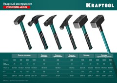 KRAFTOOL Fiberglass, 500 г, слесарный молоток (2007-05)