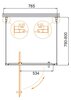 Душевой уголок Cezares MOLVENO-BA2 MOLVENO-BA2-70/90-C-Cr-IV