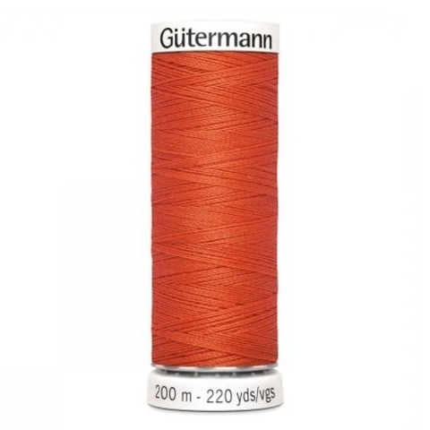 Нить Sew-All 200 м, Gutermann, 155 яркий апельсин