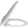 Villeroy&Boch Subway 9M65S101 Сиденье для унитаза, Villeroy&Boch, Subway, ширина, мм-358, глубина, мм-432, с плавным опусканием, материал шарниров-нержавеющая сталь, цвет шарниров-нержавеющая сталь, цвет-белый