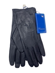 Перчатки. Женские. Материал верха: Кожаные. Подклад: Плюш-флис. В упаковке 5 шт.