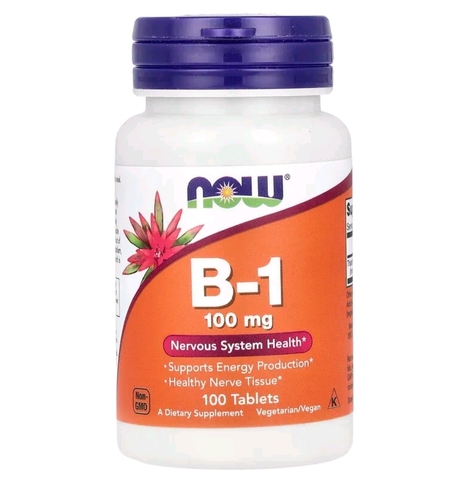 Now foods, B1, 100 мг, 100 таблеток