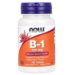 Now foods, B1, 100 мг, 100 таблеток