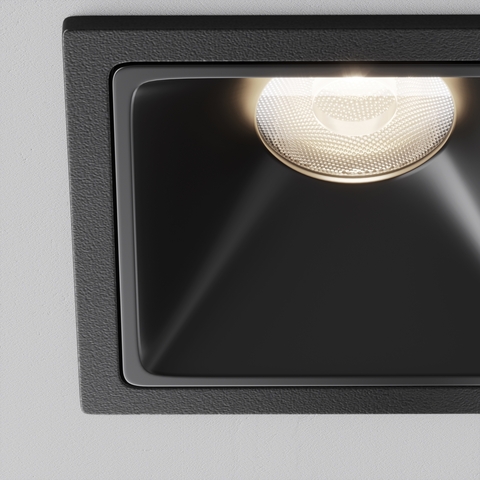 Встраиваемый светильник Maytoni Alfa led DL043-01-10W4K-SQ-B-1