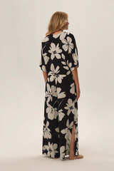 Пижама женская со штанами ESOTIQ 42044 JIN/99X | Черный + светло-бежевый