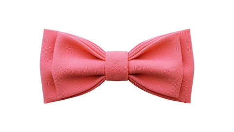 Однотонный галстук - бабочка (розовый)