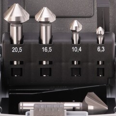 Набор зенковок 90° 6,3-25мм DIN335C 3z HSSE-Co5 5шт Ruko 102154ERO