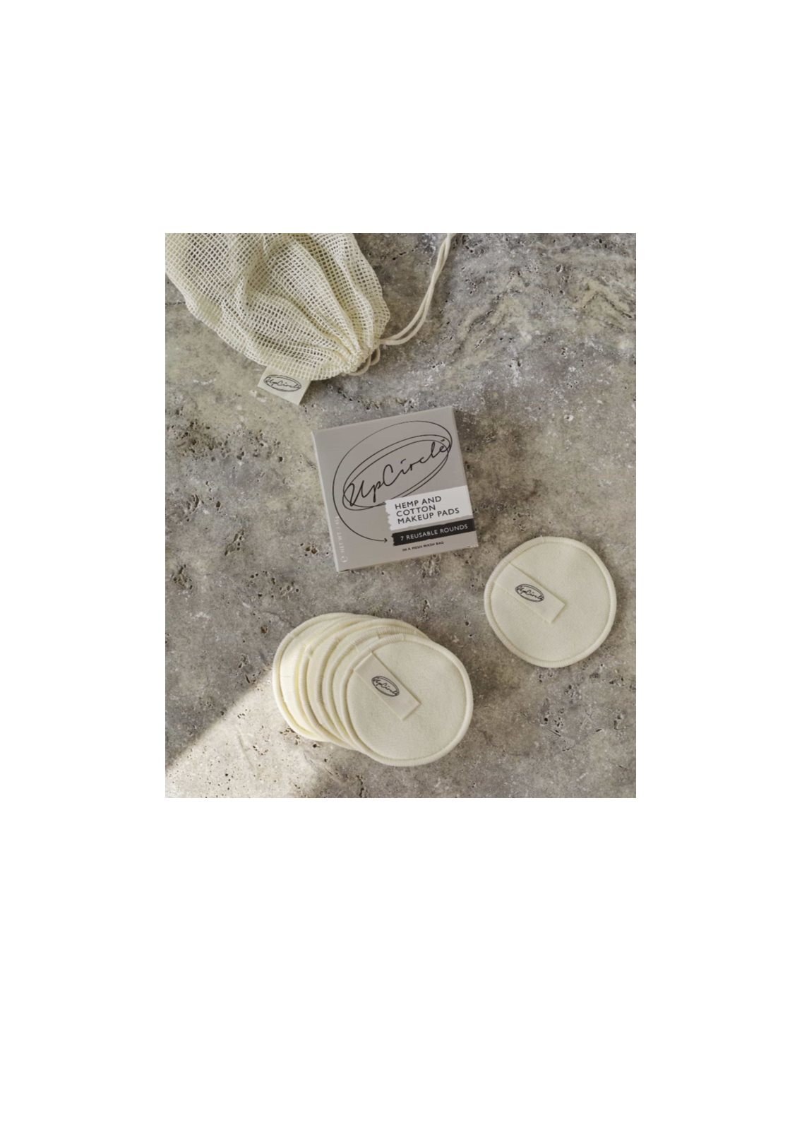 Hemp & Cotton Makeup Pads by UpCircle Beauty