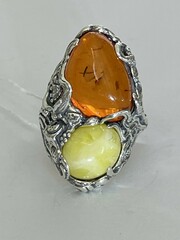 Морские камни 2 (кольцо из серебра)