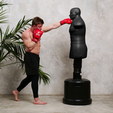 Манекен DFC Boxing Punching Man-Heavy c регулировкой высоты  TLS-AB (черный) фото №16