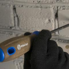 Отвертка POLYWOOD КОБАЛЬТ PH-0 х 100 мм CR-V, древесно-полимерная рукоятка (1 шт.) подвес (912-076)