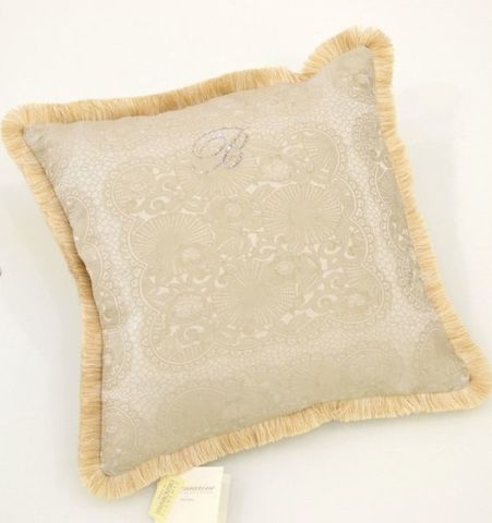 Подушка декоративная 42х42 Blumarine Lafayette Beige бежевая