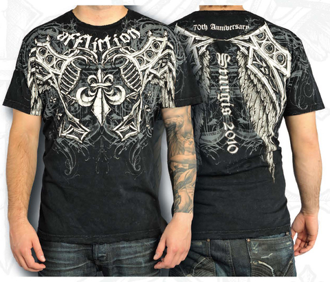 Affliction | Футболка мужская Sturgis 2010 перед и спина