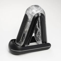 Черный мастурбатор Tenga Flip Zero Gravity с вибрацией - 