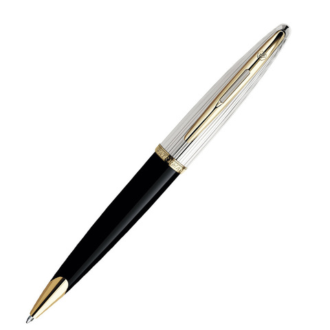 Набор подарочный Waterman Carene Essential Black GT, ручка + блокнот (1978717)