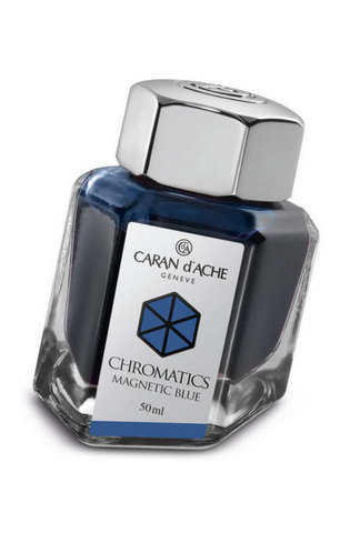 Флакон с чернилами Caran d’Ache Chromatics, 50 ml, Magnetic Blue (8011.149)