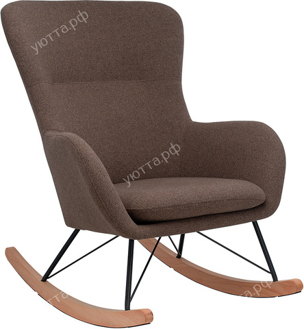 Кресло-качалка Leset Sherlock, KR908-4 кофе - купить 1
