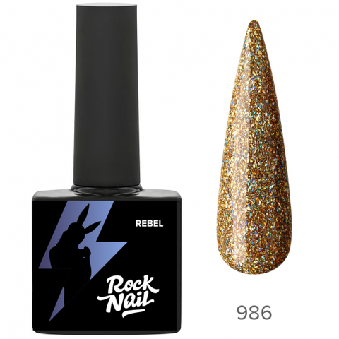 Гель-лак RockNail 986 Go Big or Go Home 10мл