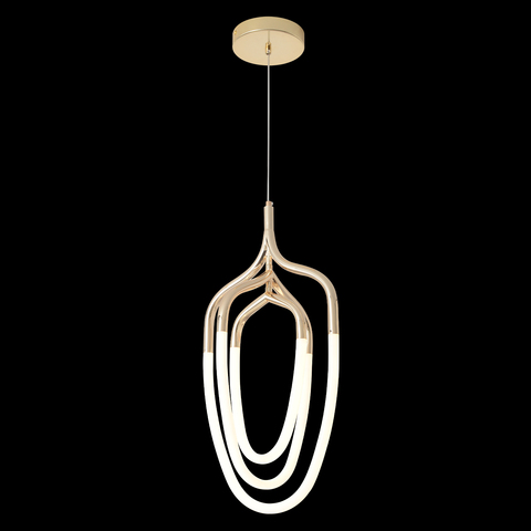 Подвесной светодиодный светильник Crystal Lux PERA SP50W LED GOLD