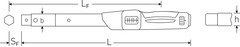 730/40 Fix Моментный ключ 80-400 Нм (Германия)