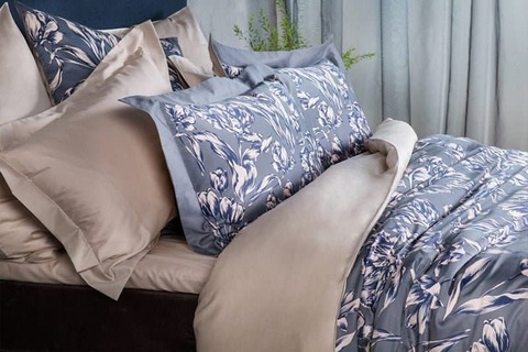 Постельное белье 2 спальное евро Decoflux Solid Pudra