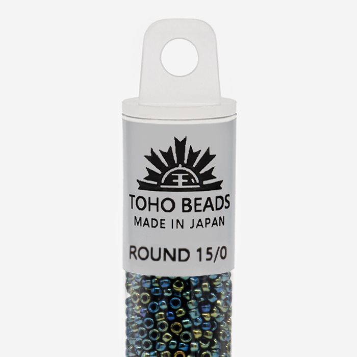 Японский бисер TOHO Round 15/0 (№84), металлизированный, непрозрачный глянцевый