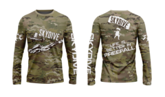 Джерси парашютная скайдайв (Skydive) Multicam зелёная