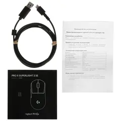 Мышь Logitech G PRO X SUPERLIGHT 2 SE черный оптическая 44000dpi беспров. USB (910-007477)