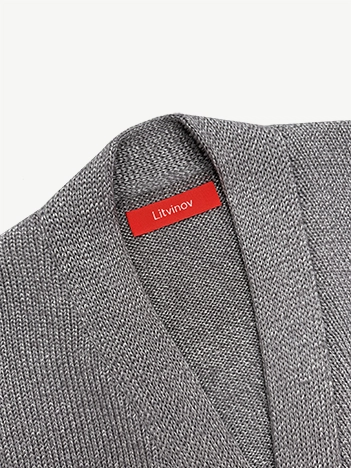 Кардиган с пуговицами из экохлопка