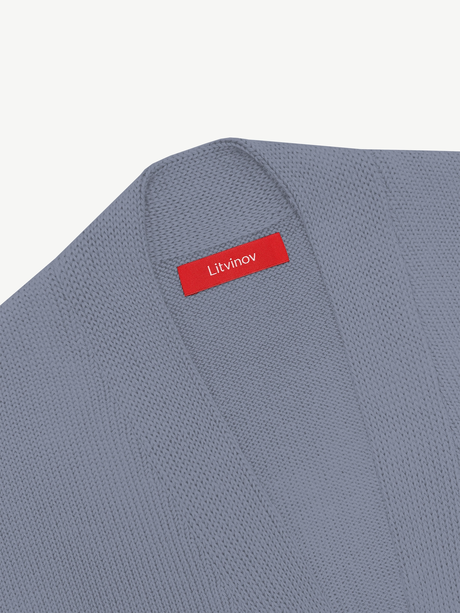 Кардиган с планкой из мягкой шерсти