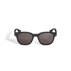 Солнцезащитные очки в черной металлической оправе