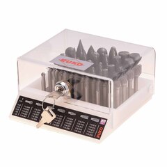 Набор бор-фрез твердосплавных 35шт HM S=6мм Ruko 116008