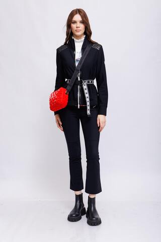 Marc Cain Sports Бомбер спортивный из эластичной ткани с нейлоновой отделкой