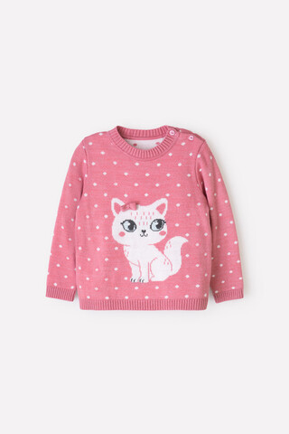 джемпер  для девочки  КВ 30117/ш/брусника