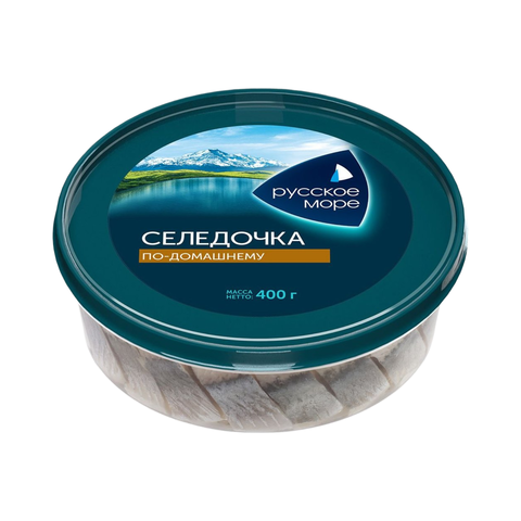 Сельдь Филе-кусок слабосоленый по домашнему в масле 400г