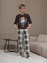 Костюм для мальчика Мишель-3 Виотекс КОРИЧНЕВЫЙ