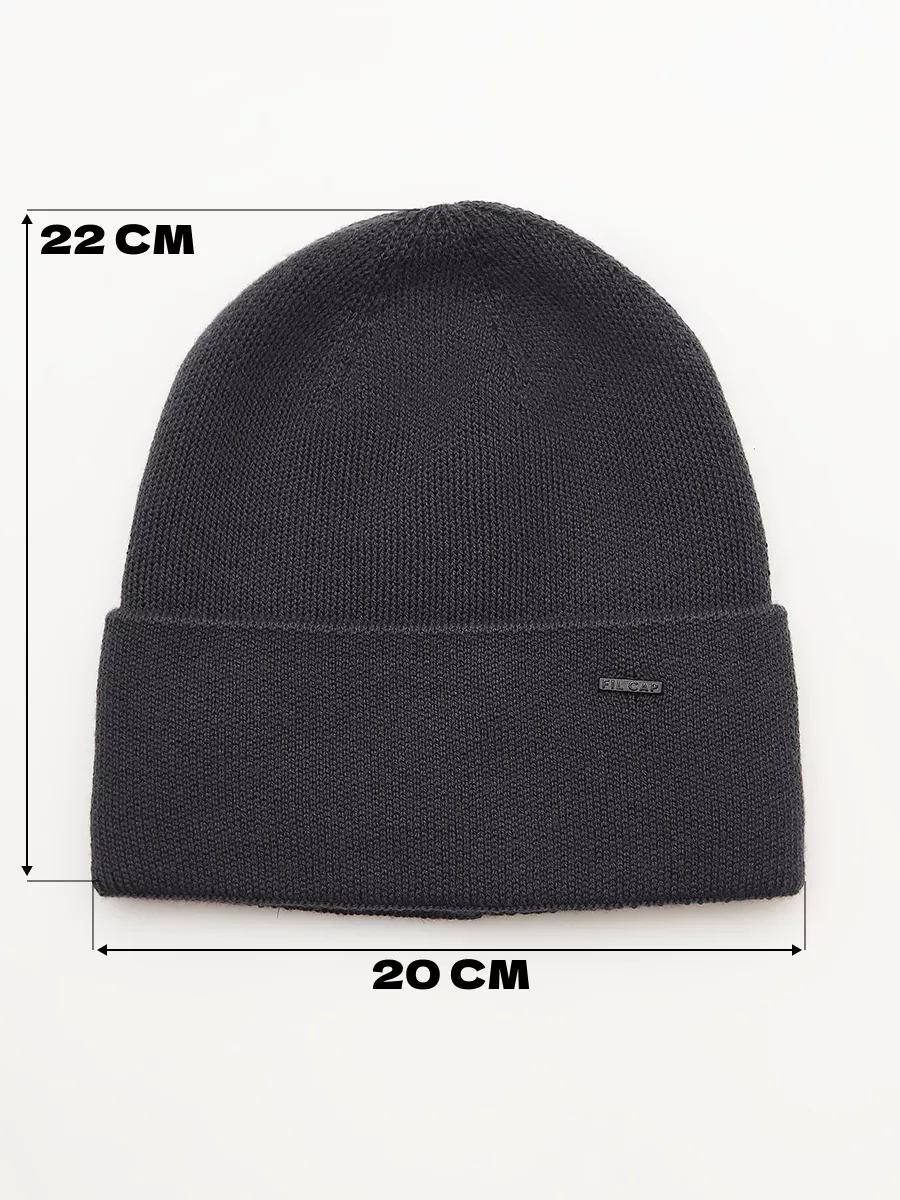 Шапка бини зимняя весенняя с флисом