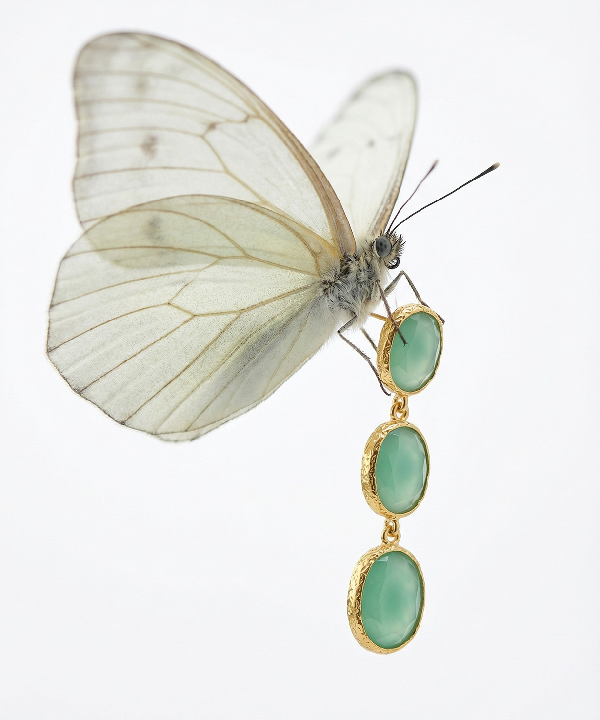 Серьги Фламинго