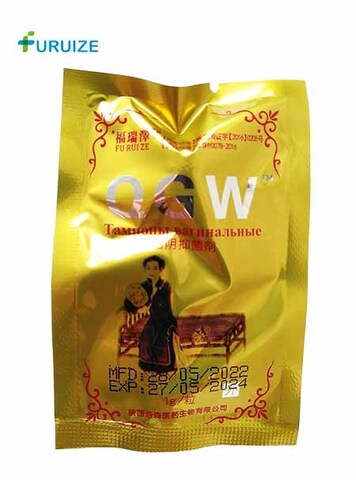 Китайские фитотампоны QGW от Furuize, в золотой упаковке