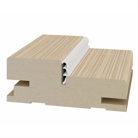 Дверная коробка телескопическая 80х30х2070мм экошпон Дуб беленый