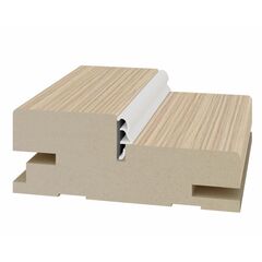 Дверная коробка телескопическая 80х30х2070мм экошпон Дуб беленый