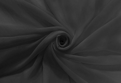 Ткань Шифон, 120гр/м.п., 150 см, графит