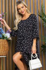 Платье Сибирские кружева (черно-бежевое) П13402-18М LT Collection