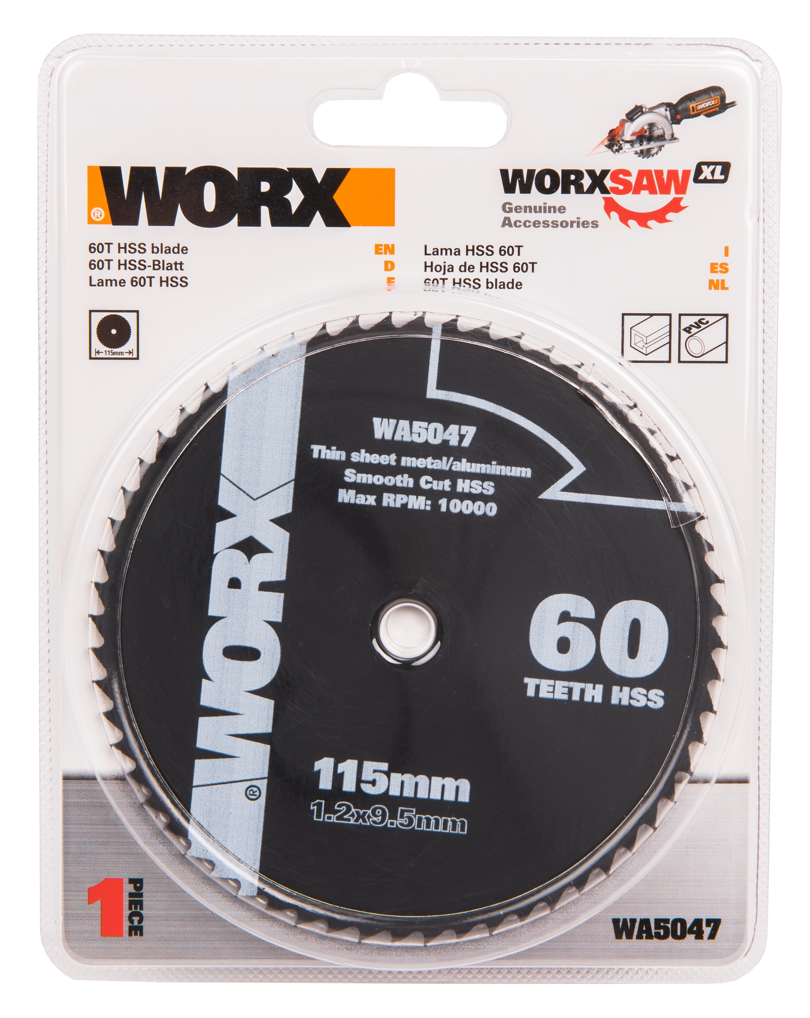 Пильный диск по металлу WORX WA5047