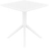 Стол пластиковый Siesta Contract Sky Table 70, белый